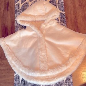 First Impressions 6-9 month winter Cape with hood
